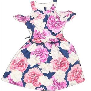 Girls Little Angles Floral Dress Size 5